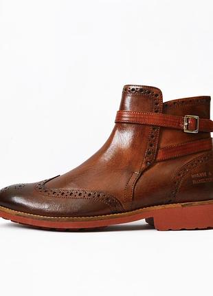 Брендові оригінальні шкіряні черевики челсі melvin & hamilton 39 розмір