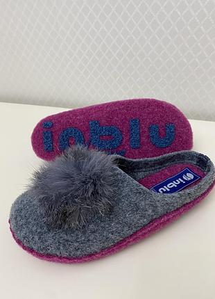 Жіночі повстяні тапочки inblu,розмір у розмір