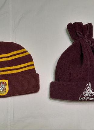 Шапки детские теплые стильные harry potter gryffindor - на 3 - 6 лет