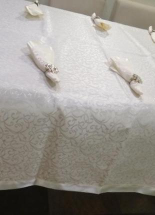 Скатерть с салфетка, 160*220,в наличии расцветки