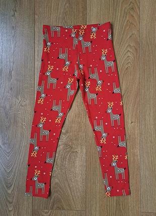 Новогодние лосины для девочки