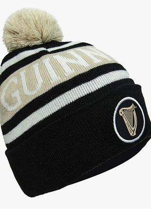 Шапка унісекс з пампоном guinness.