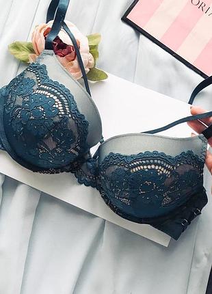 Бюстгальтер бюстик пуш ап 34d 75d с переплетами кружевной