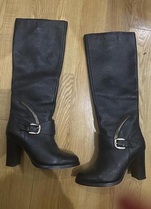 Чоботи шкіряні