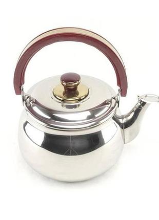 Чайник из нержавеющей стали со свистком 1 л a-plus 9027