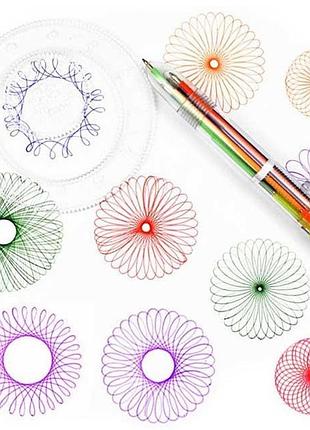 Набор для творчества sunroz spiral free style детский спирограф (sun2254)