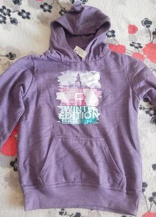 Нова тепла худі кофта новая худи трикотаж  капюшоном толстовка