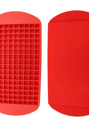 Силиконовая форма для льда cumenss b-1010 10*10 мм red (3467-10053)