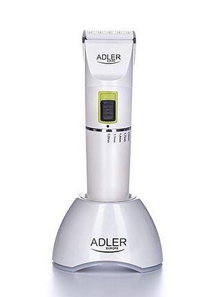 Машинка для стрижки волос беспроводная adler ad 2827 белый (007445)