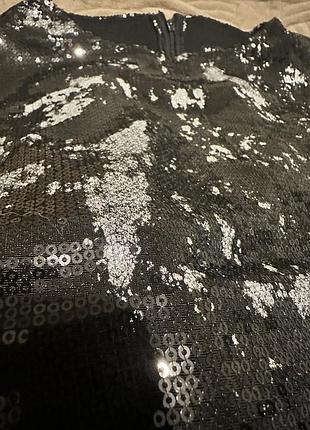 Плаття святкове паєтки +замш