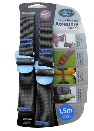Ремінь для стягувань sea to summit accessory strap with hook buckle 20 мм 1,5 м (1033-sts atdash201.5)