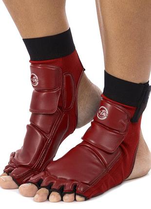 Захист стопи шкарпетки-фути для тхеквондо sp-sport bo-26019 червоний