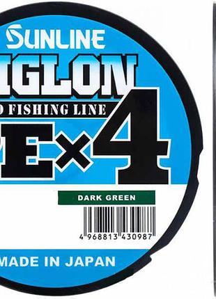 Шнур sunline siglon pe х4 300м 0.296мм 22кг / 50lb (1658-09-52)