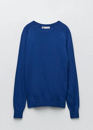 Теплющий джемпер кофта яскрава базова zara,p. m