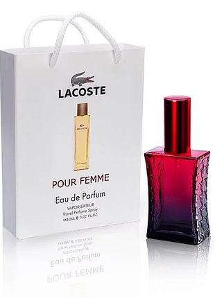 Туалетна вода lacoste pour femme — travel perfume 50ml
