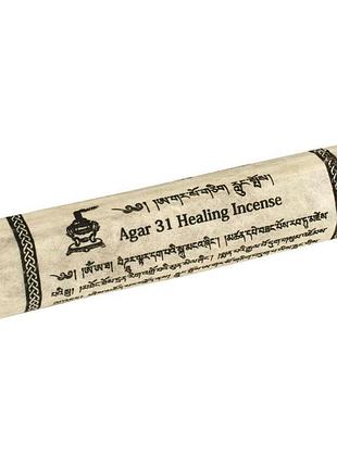 Благовония тибетские hi агар 31 лечебные agar 31 healing incense 14х3х3 см (23060)