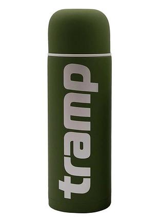 Термос для риболовлі tramp soft touch 1,0 л зелений