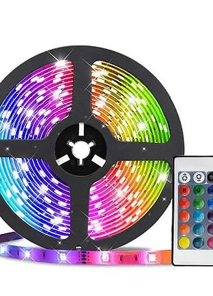 Світлодіодна стрічка з пультом ukc led rgb 5050 bluetooth