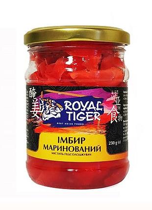 Імбир маринований рожевий тм royal tiger 230 г