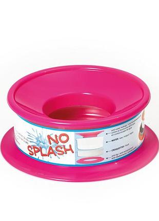 Миска антипроливайка georplast picnic simply для домашних животных 22х9,5 см 2000 мл розовый 10081