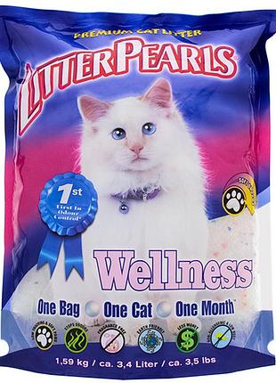 Кварцевый наполнитель для туалетов котов litter pearls wellness 3.4 л 1.59 кг (633843107041)