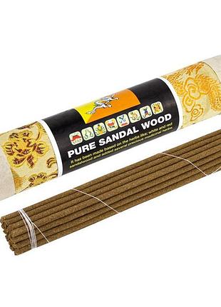 Благовония бутанские pk чистый сандал pure sandalwood подарочная упаковка 20,5х4х4 см белый (12608)