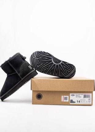 Ugg kids mini classic black 🆕 шикарные детские угги🆕 купить наложенный платёж