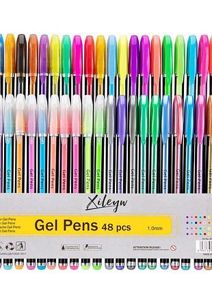 Набір гелевих ручок yover 48 кольорів