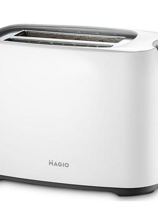 Тостер для хлеба magio мg-278 white