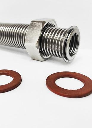 Гофрований шланг із неіржавкої сталі ecoflex діаметр 1 1/2" довжина 120 см
