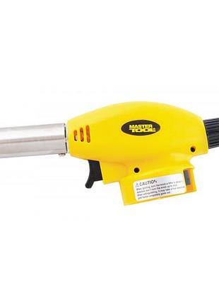 Горелка для газового баллона mastertool "сириус" с пьезоподжигом ø20 мм 1300°с 44-5008