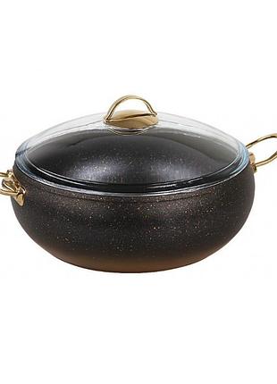 Кастрюля 6,6 л 28 см o.m.s 3141-28-6,6л-bronze