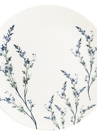 Тарелка bonna lavender pino chichi 25 см белый/синий