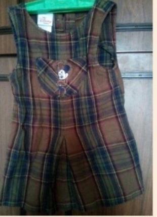 Теплий сарафан дитячий сарафанчик баєвий платье байка сарафан туника детская