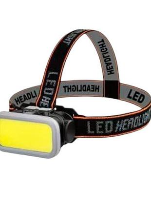 Ліхтар налобний світлодіодний li-ion акумулятор bailong police 7,8х5,1х5 см ym-309-cob