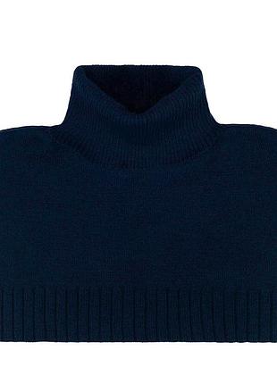 Манишка на шею luxyart one size для детей и взрослых темно-синий (kq-02352)