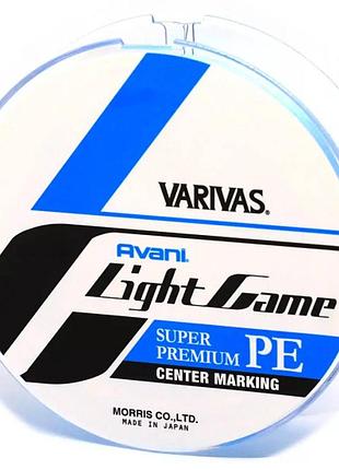 Шнур varivas light game pe x4 centermarking 150 м #0.4 (925712/va 15423)