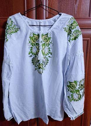 Вишита сорочка вишиванка льон