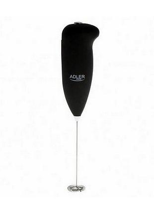Капучинатор ручной вспениватель молока adler ad 4491 black