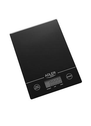 Кухонные весы электронные adler ad 3138 black