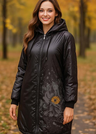 Куртка-пальто  сезон осінь-весна розмір xl-2xl (50-52)