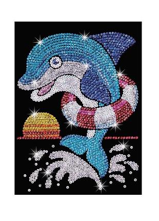 Творческий набор для детей sequin art red дельфин джек iz15746