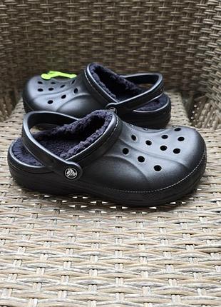 Сабо на хутрі crocs ralen lined clog