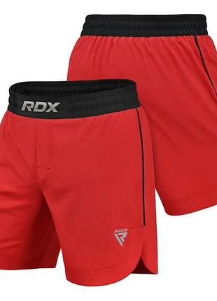 Шорты для mma rdx t15 red для мма, бокса, кикбоксинга, грепплинга, муай-тай