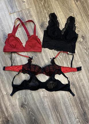 Набір лот сексуальних бюстгальтерів 75в