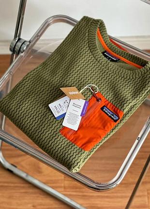 Кофта флисовая свитшот patagonia r1 air crew