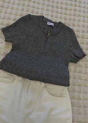 Трендова кофтинка з коротким рукавом, кофта осіння