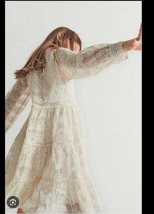 Шикарна мережева сукня zara