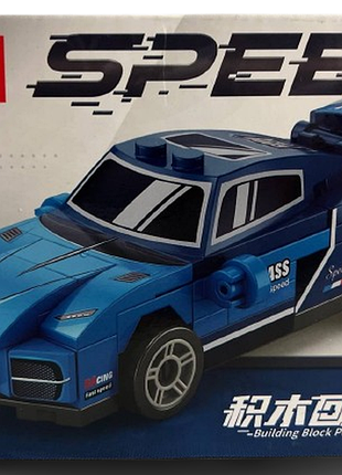 Конструктор гоночный автомобиль bugatti chiron 64 детали (9140-1)