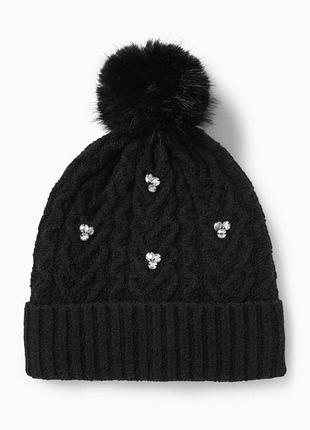Зимова тепла шапка для дівчинки c&a